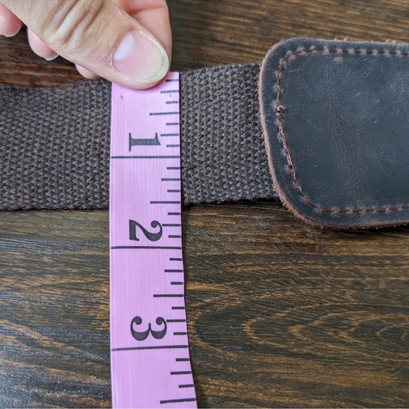 Dark Brown Leather Canvas Replacement Crossbody Messenger Adjustable Strap - Picture 2 of 11